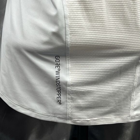 GORE Windstopper Medium Base Layer Long Sleeve Shirt Light Grey White Ski Snow - Picture 8 of 17